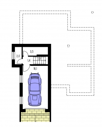 Imagen duplicada | Plano de planta del sótano - TREND 281